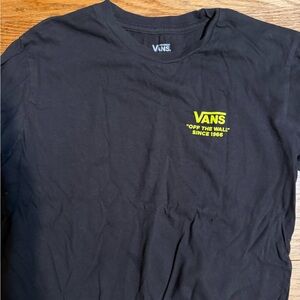 Vans Black T-Shirt for Boys